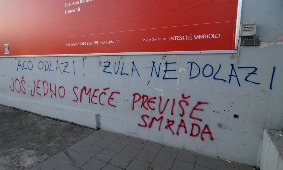 Zadar, grafit, Jazine