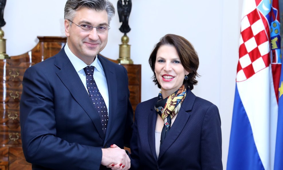 Andrej Plenković i Karoline Edtstadler