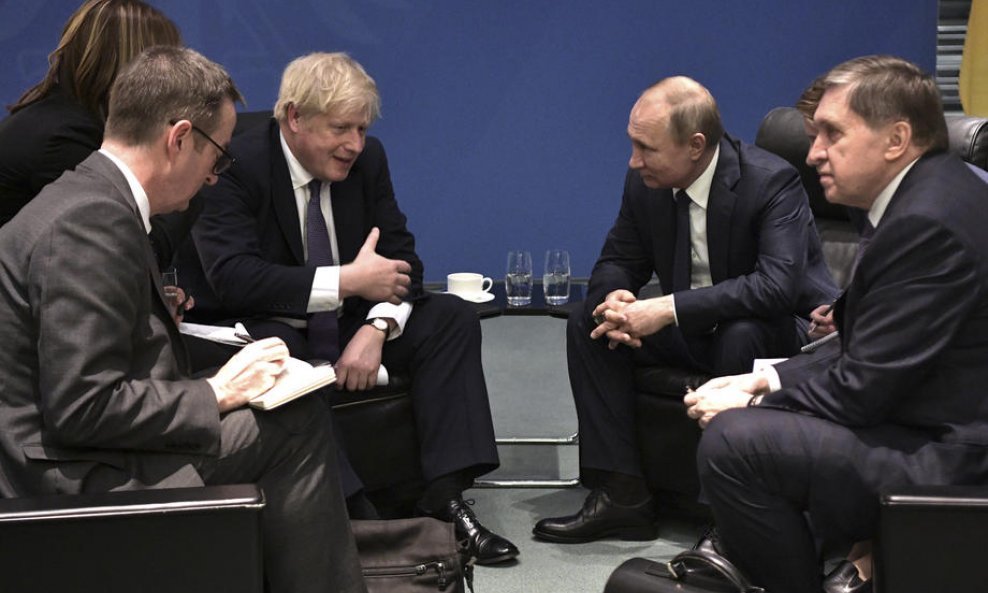 Boris Johnson i Vladimir Putin