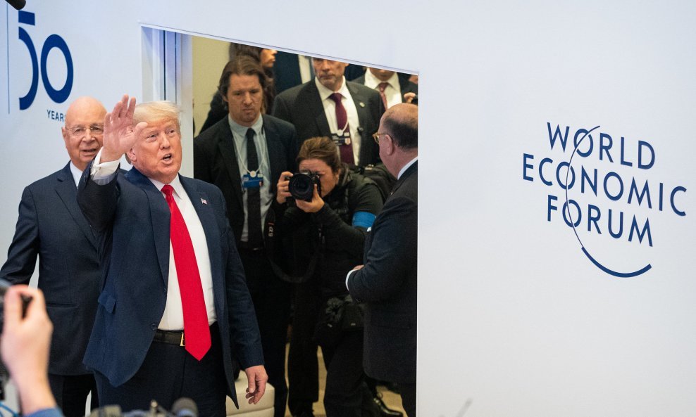 Donald Trump na konferenciji u Davosu