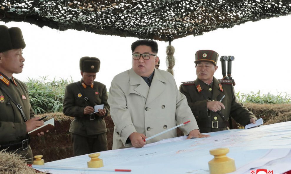 Sjevernokorejski vođa Kim Jong Un na granici