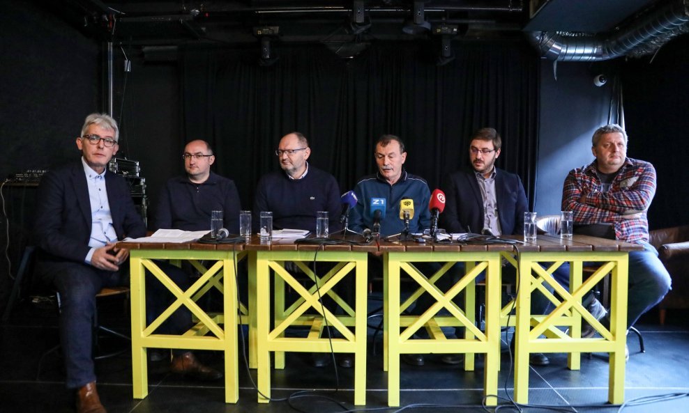 Tihomir Sokolić, Franjo Koletić, Branko Šimara, Boris Čabrilo, Zvonimir Krivec