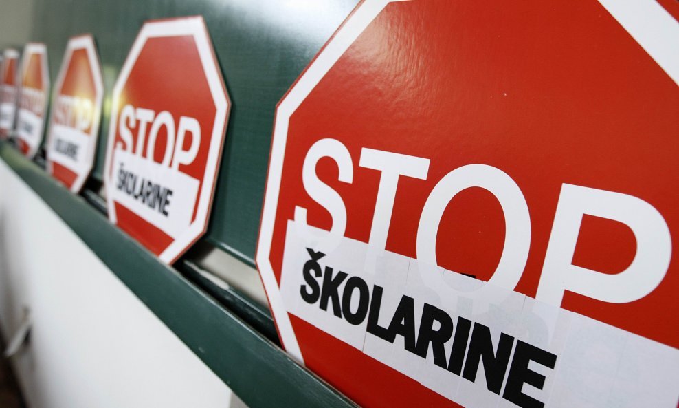 stop školarine studentski prosvjed