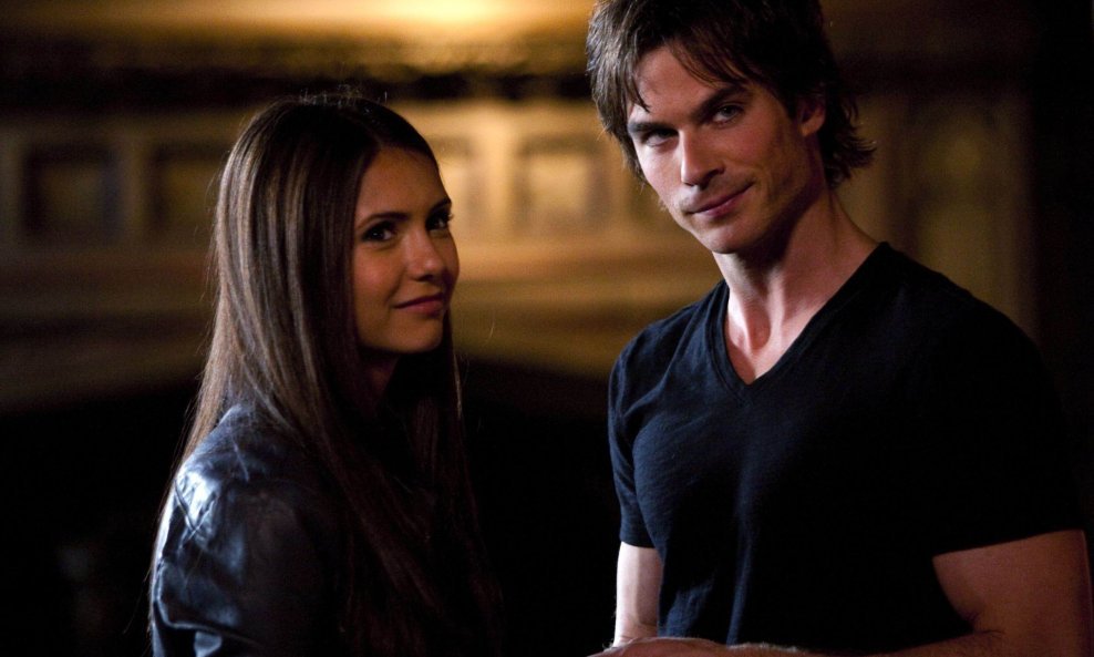 Vampirski dnevnici Nina Dobrev i  Ian Somerhalder