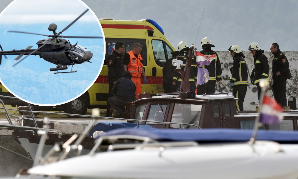 Kiowa Warrior / Pad helikoptera kod Šibenika