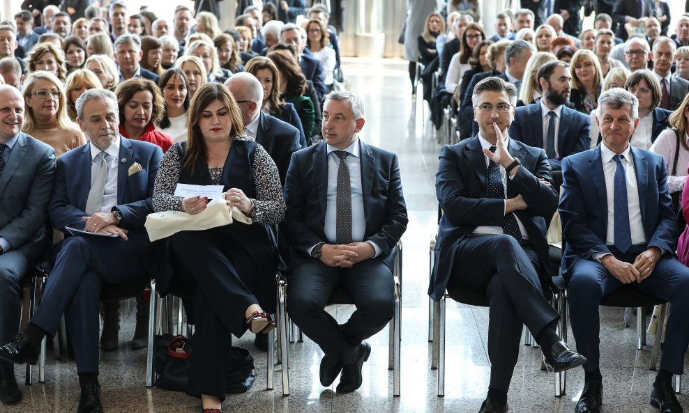 Milan Bandić, Gabrijela Žalac, Predrag Štromar, Andrej Plenković, Milan Kujundžić