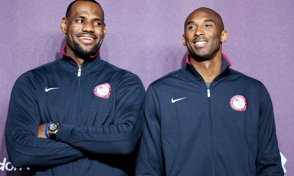 LeBron James i Kobe Bryant u Londonu 2012. na Olimpijskim igrama