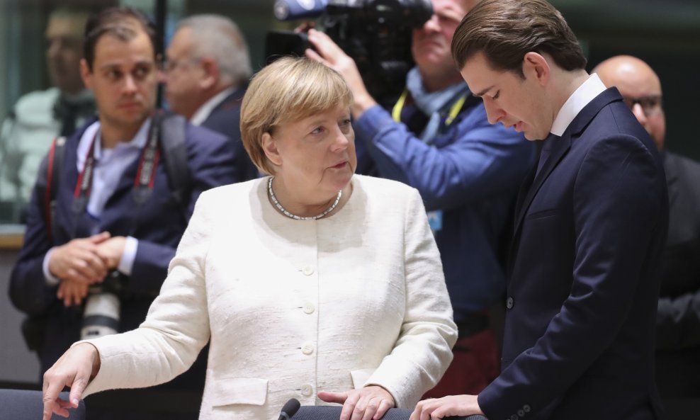 Angela Merkel i Sebastian Kurz