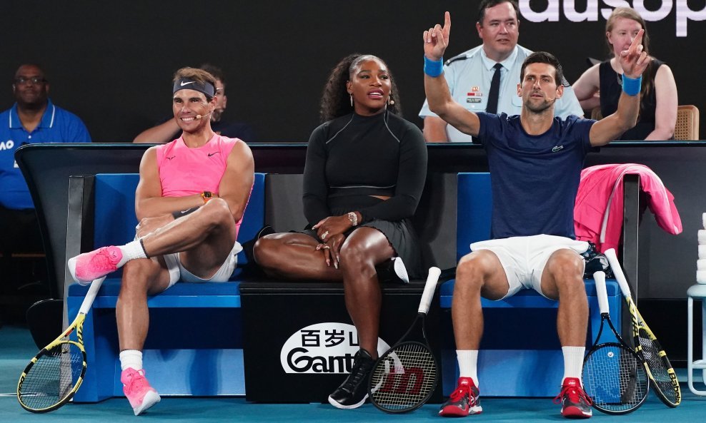 Rafael Nadal, Serena Williams i Novak Đoković