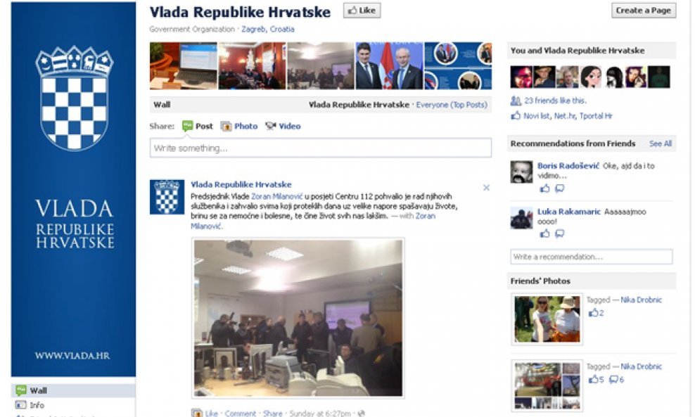 Vlada Facebook