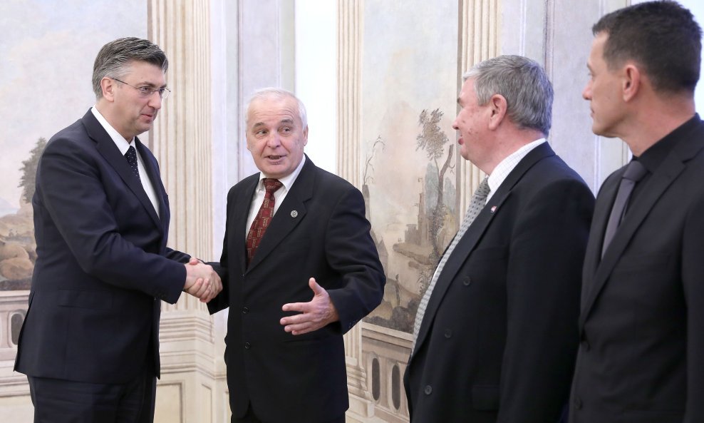 Andrej Plenković i Danijel Rehak