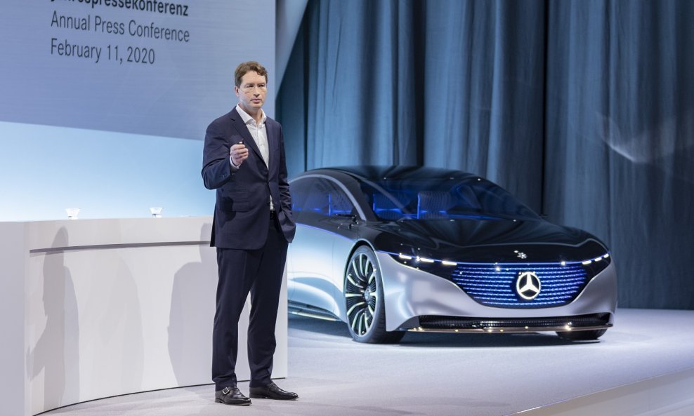 Ola Kallenius, CEO Daimler AG-a, na godišnjoj press konferenciji u Stuttgartu 11.2.2020.