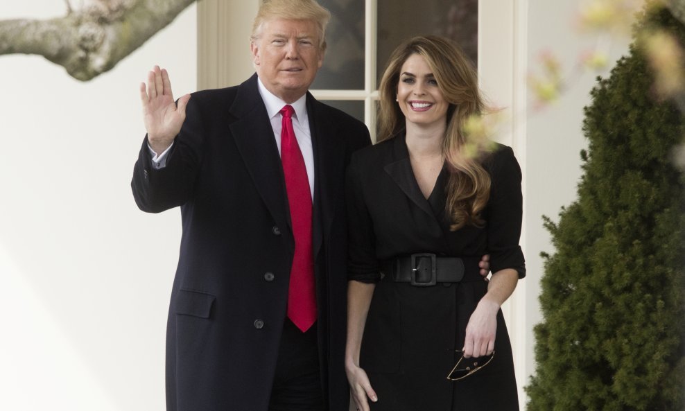 Američki predsjednik Donald Trump i njegova nekadašnja savjetnica Hope Hicks