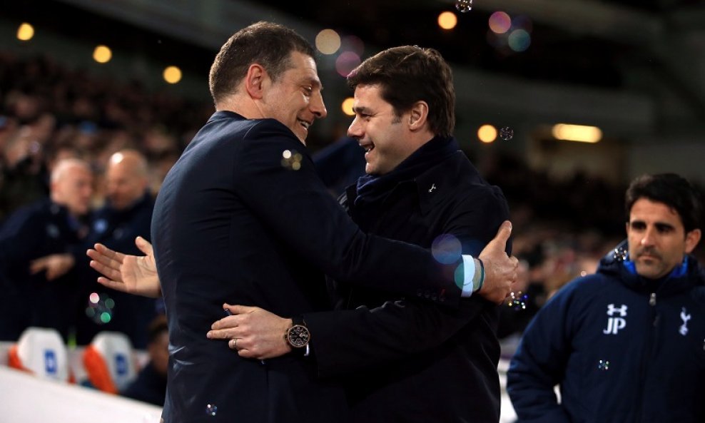 Slaven Bilić (l) Mauricio Pochettino