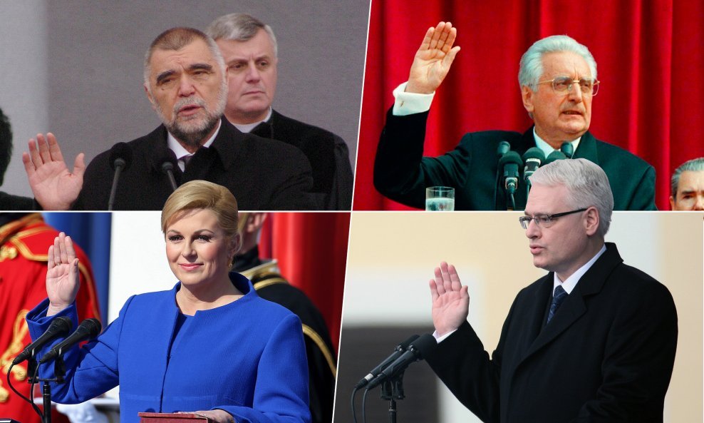 Stjepan Mesić, Franjo Tuđman, Kolinda Grabar Kitarović, Ivo Josipović