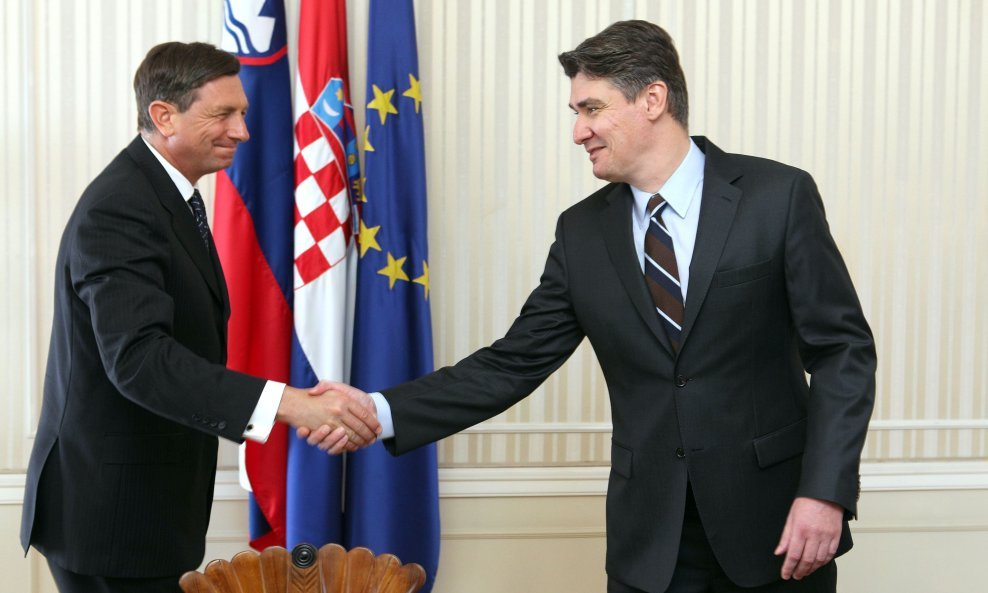 Borut Pahor i Zoran Milanović