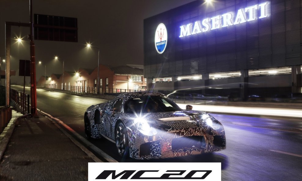 Maserati MC20 - najava svjetske premijere, koja će se održati 20. svibnja u Modeni