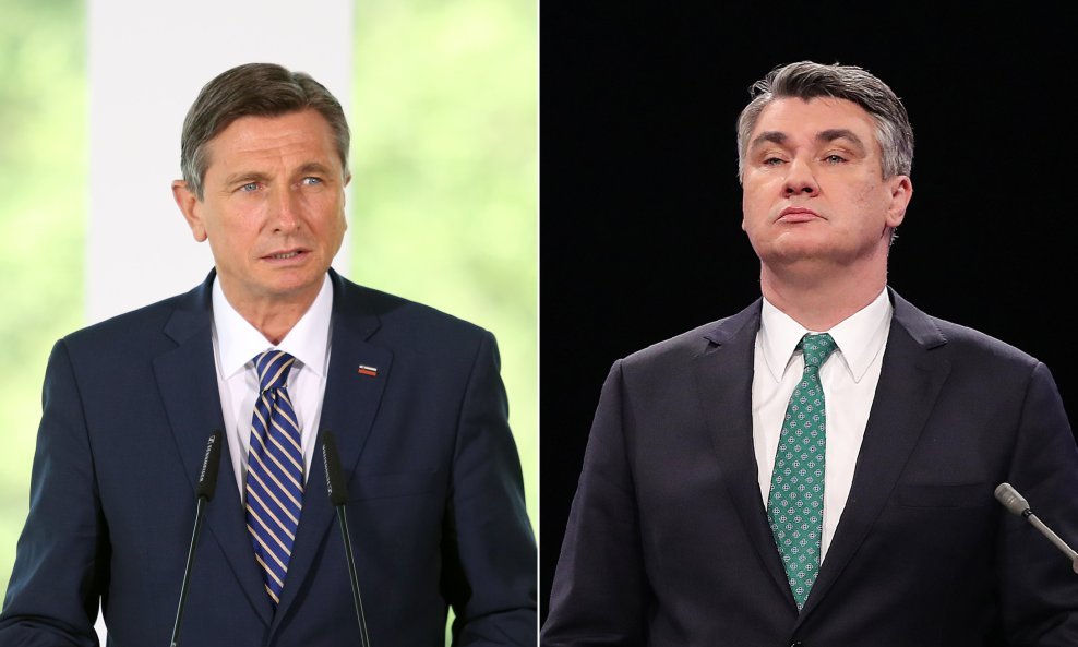 Borut Pahor i Zoran Milanović