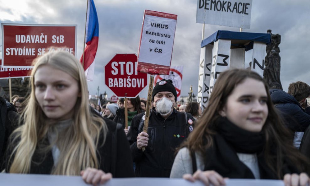 Prosvjed protiv češkog premijera Babiša