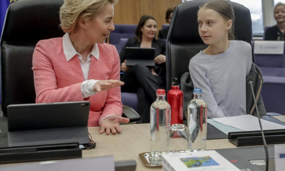 Ursula von der Leyen i Greta Thunberg