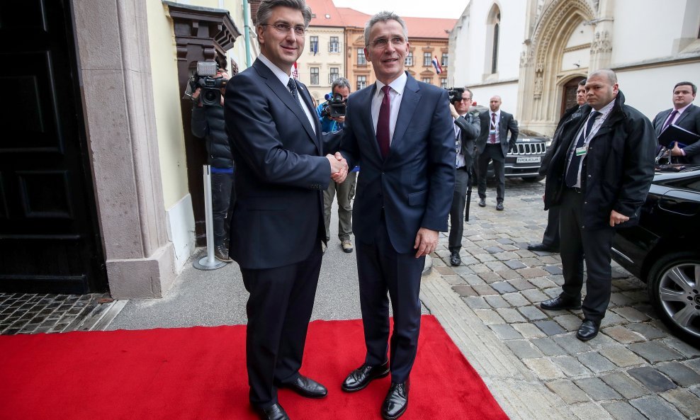 Andrej Plenković i Jens Stoltenberg