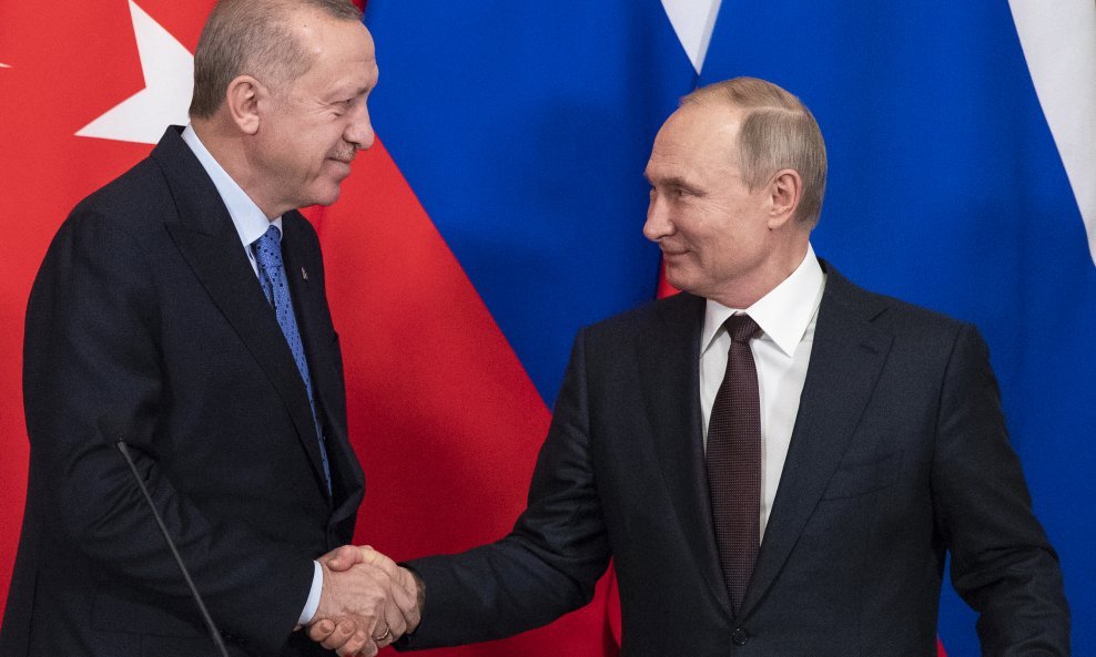 Erdogan i Putin sastali su se u Moskvi sredinom tjedna