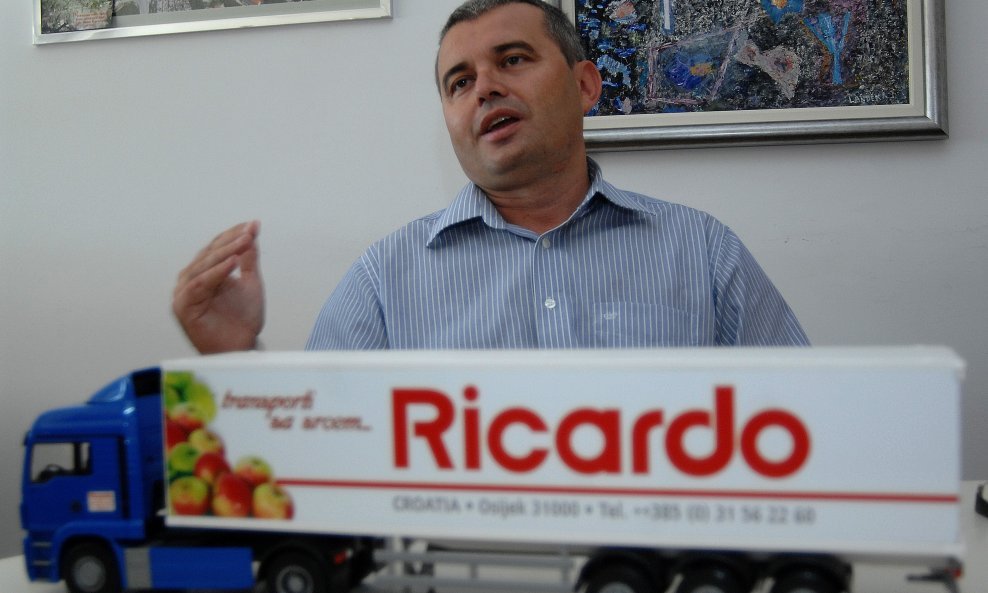 Milan Vrdoljak, vlasnik Ricarda, najveće domaće prijevozničke tvrtke