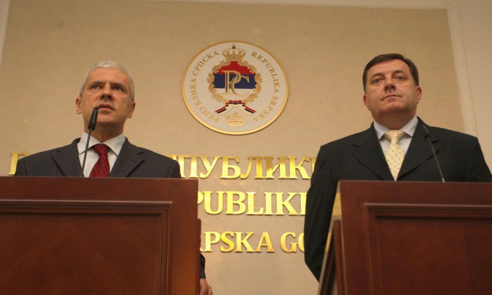 Boris Tadić i Milorad Dodik u Banja Luci
