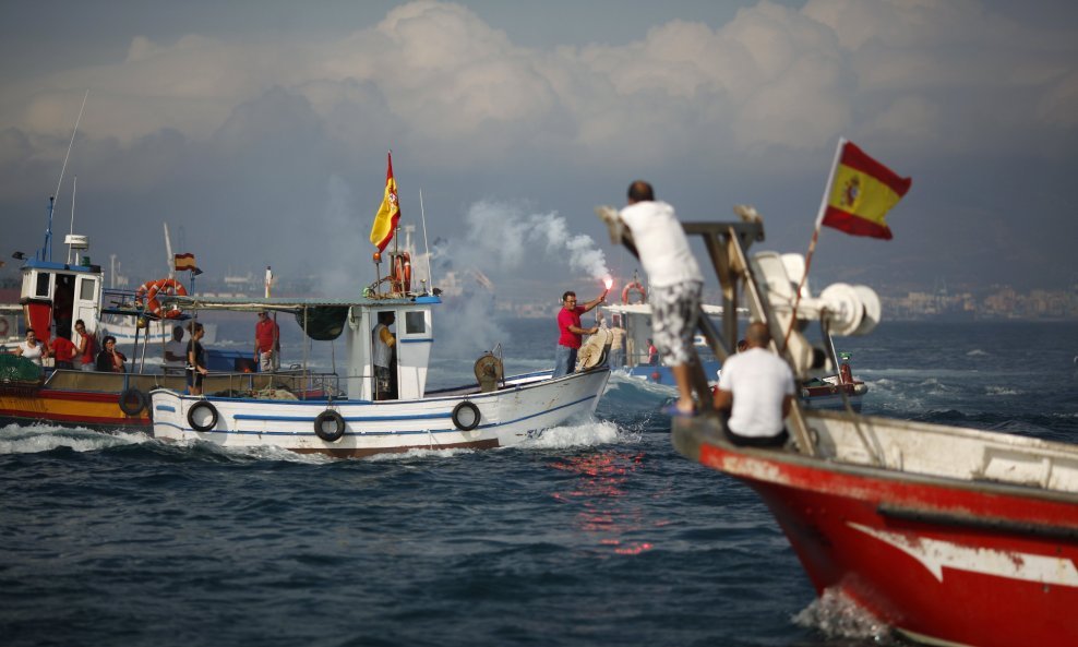 Prosvjed ribara, gibraltar