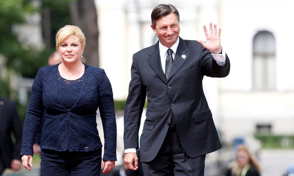 Kolinda Grabar Kitarović i Borut Pahor