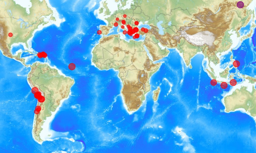 potresi karta