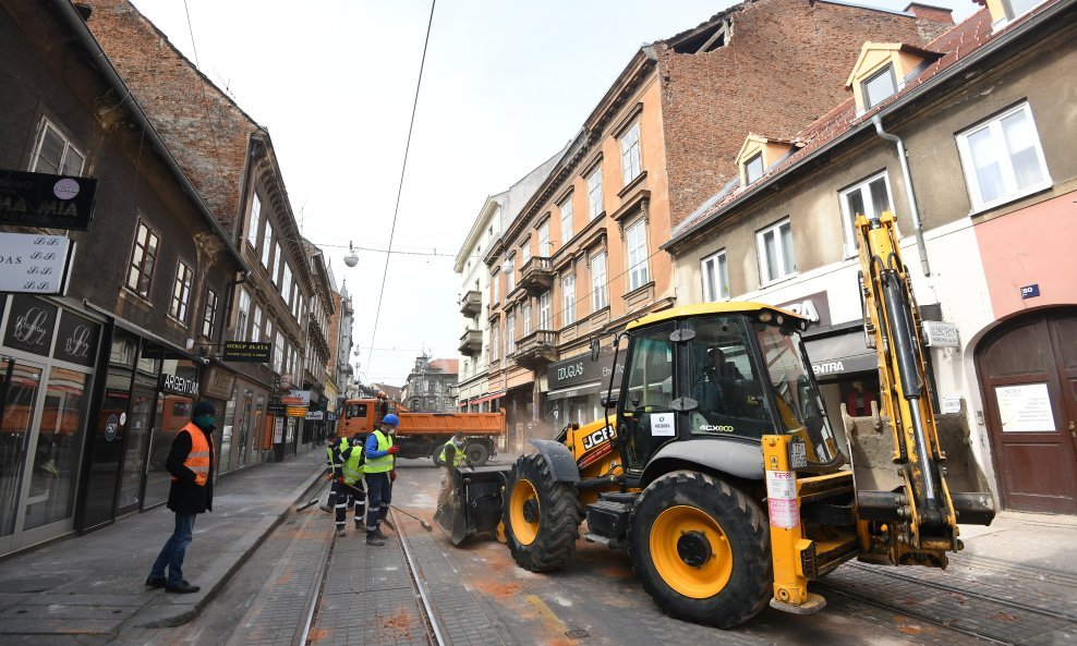 Sanacija nakon potresa u Zagrebu