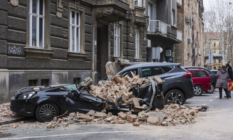 Posljedice potresa u Zagrebu