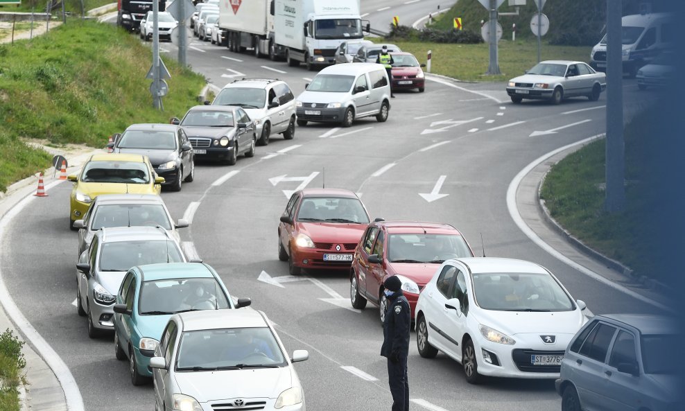 Velike su gužve u Splitu