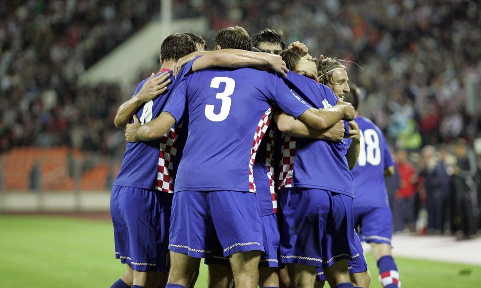 Hrvatska nogometna reprezentacija slavlje