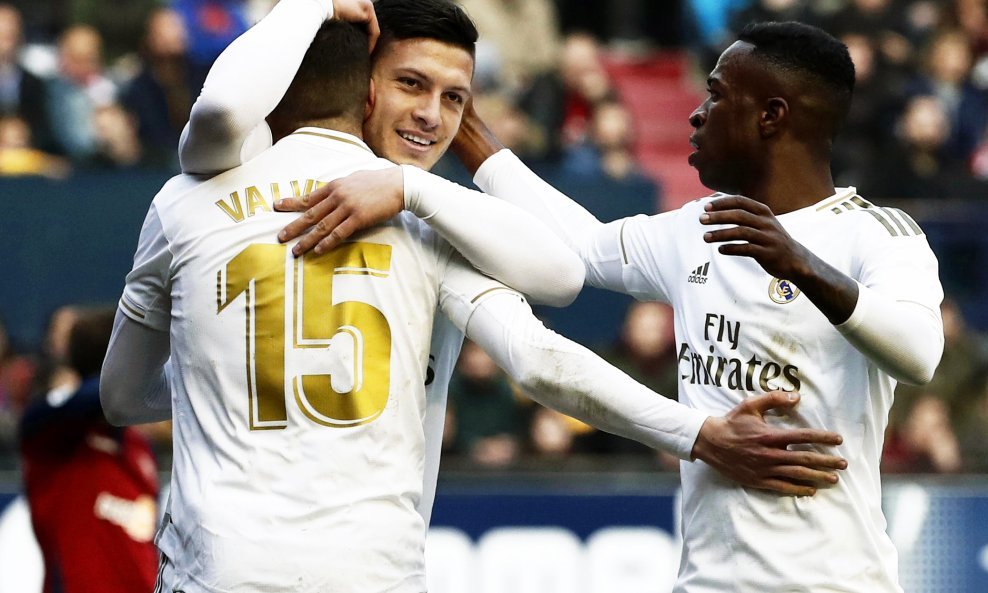 Luka Jović, Federico Valverde, Vinicius Junior