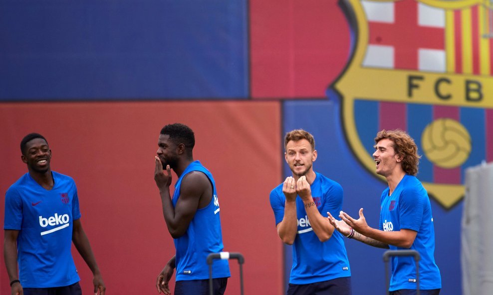 Tri od četiri su na prodaju - Samuel Umtiti, Ousman Dembele, Ivan Rakitić i Antoine Griezmann