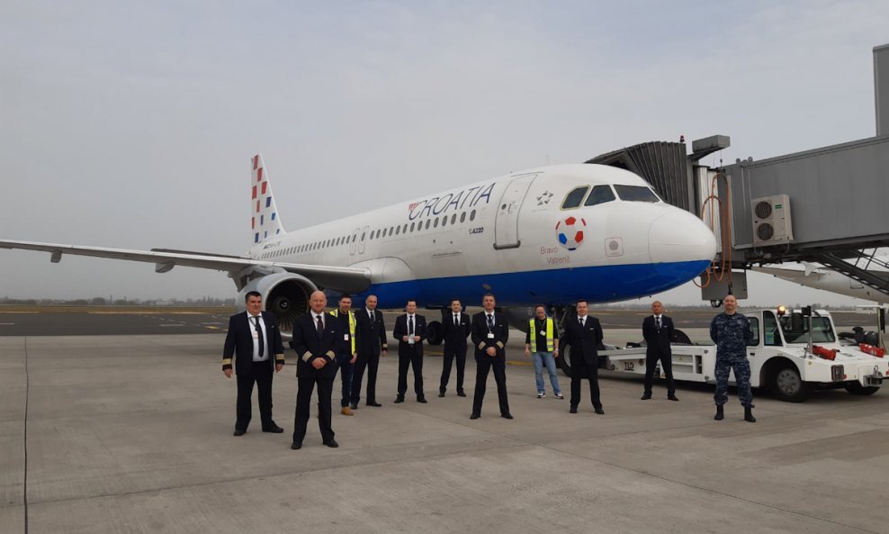 Zrakoplov Croatia airlinesa koji je poletio za Afganistan