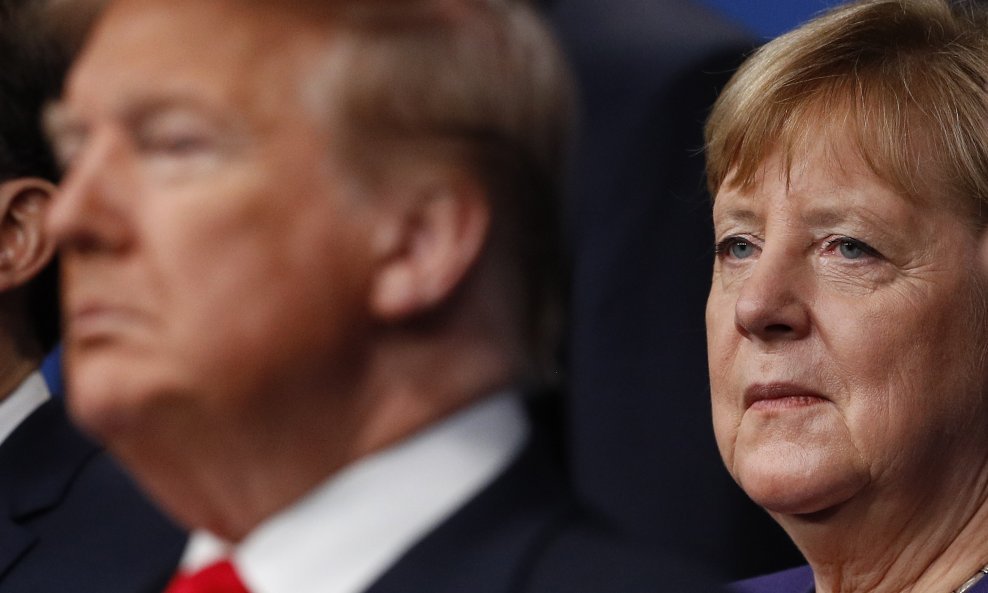 Donald Trump i Angela Merkel