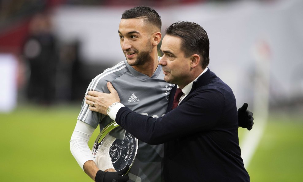 Hakim Ziyech i Marc Overmars