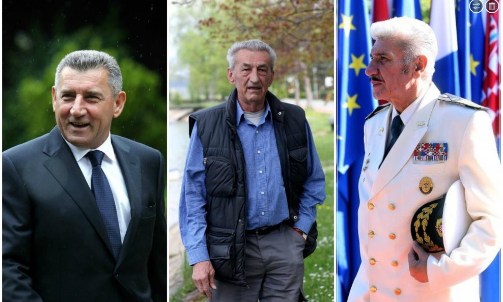 Ante Gotovina, Petar Stipetić i Davor Domazet Lošo