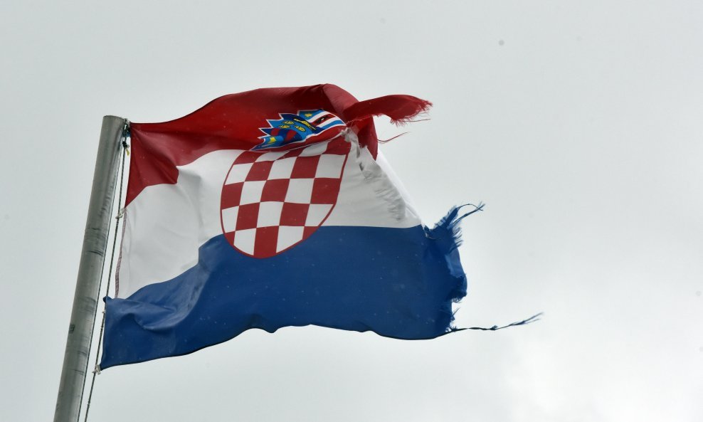 Hrvatska zastava - ilustracija