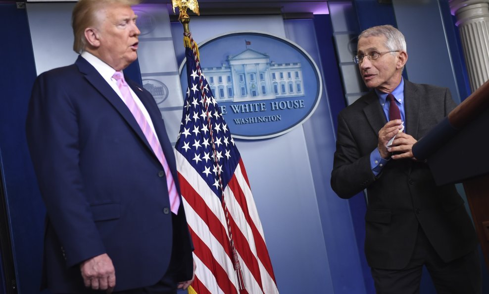 Donald Trump i Anthony Fauci