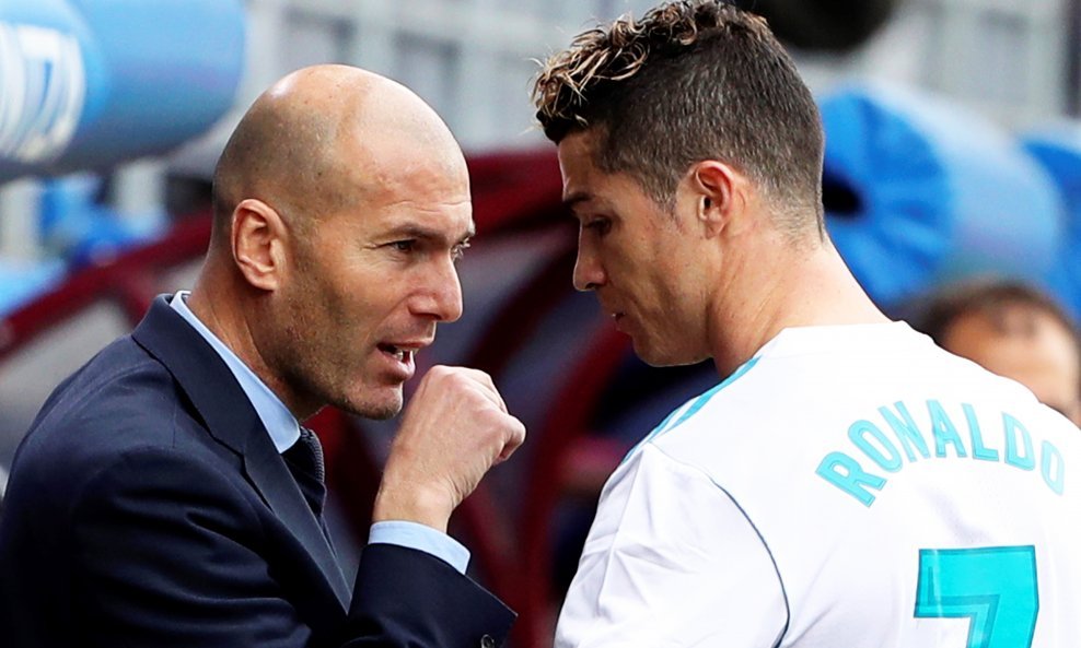Zinedine Zidane i Cristiano Ronaldo iz madridskih dana