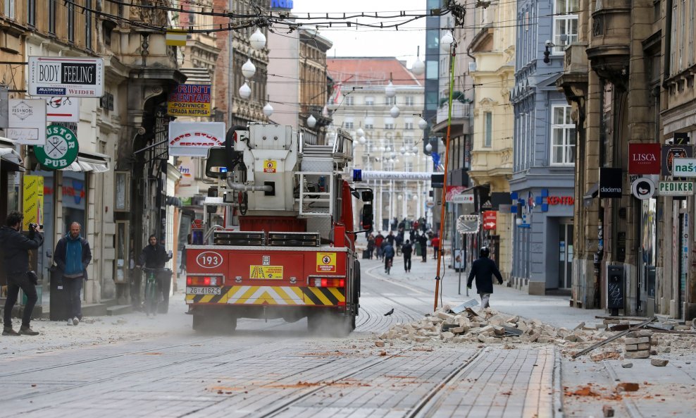 Centar Zagreba mjesec dana nakon snažnog potresa