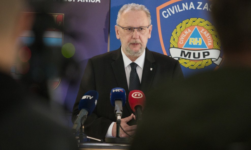 Potpredsjednik Vlade i ministar unutarnjih poslova Davor Božinović