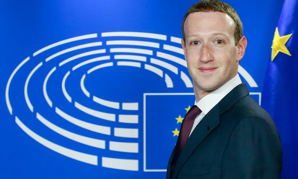 Ilustracija / Mark Zuckerberg u Bruxellesu