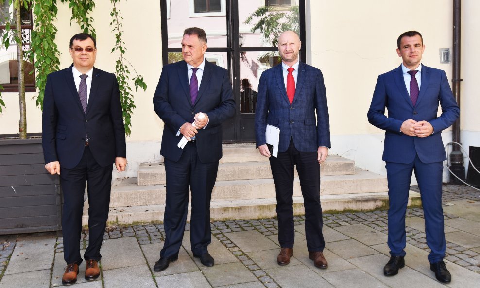 Damir Bajs, Radimir Čačić, Željko Kolar i Matija Posavec