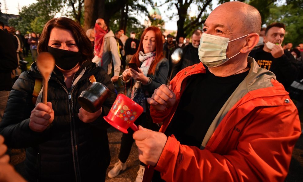 Bukom protiv diktature, prosvjed u Beogradu