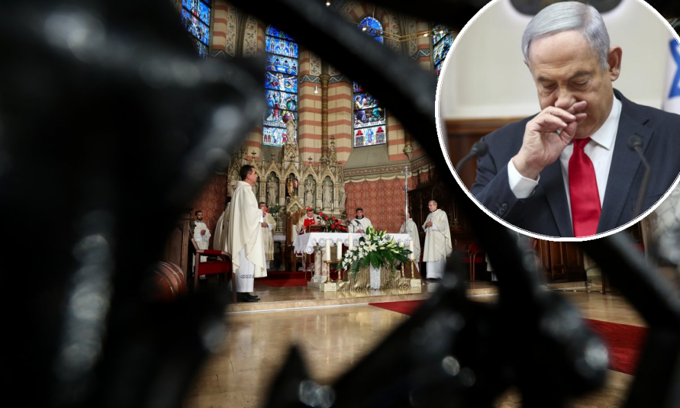 Sarajevo: Kardinal Vinko Puljić služio je Uskrsnu misu u praznoj crkvi / Benjamin Netanyahu, premijer Izraela